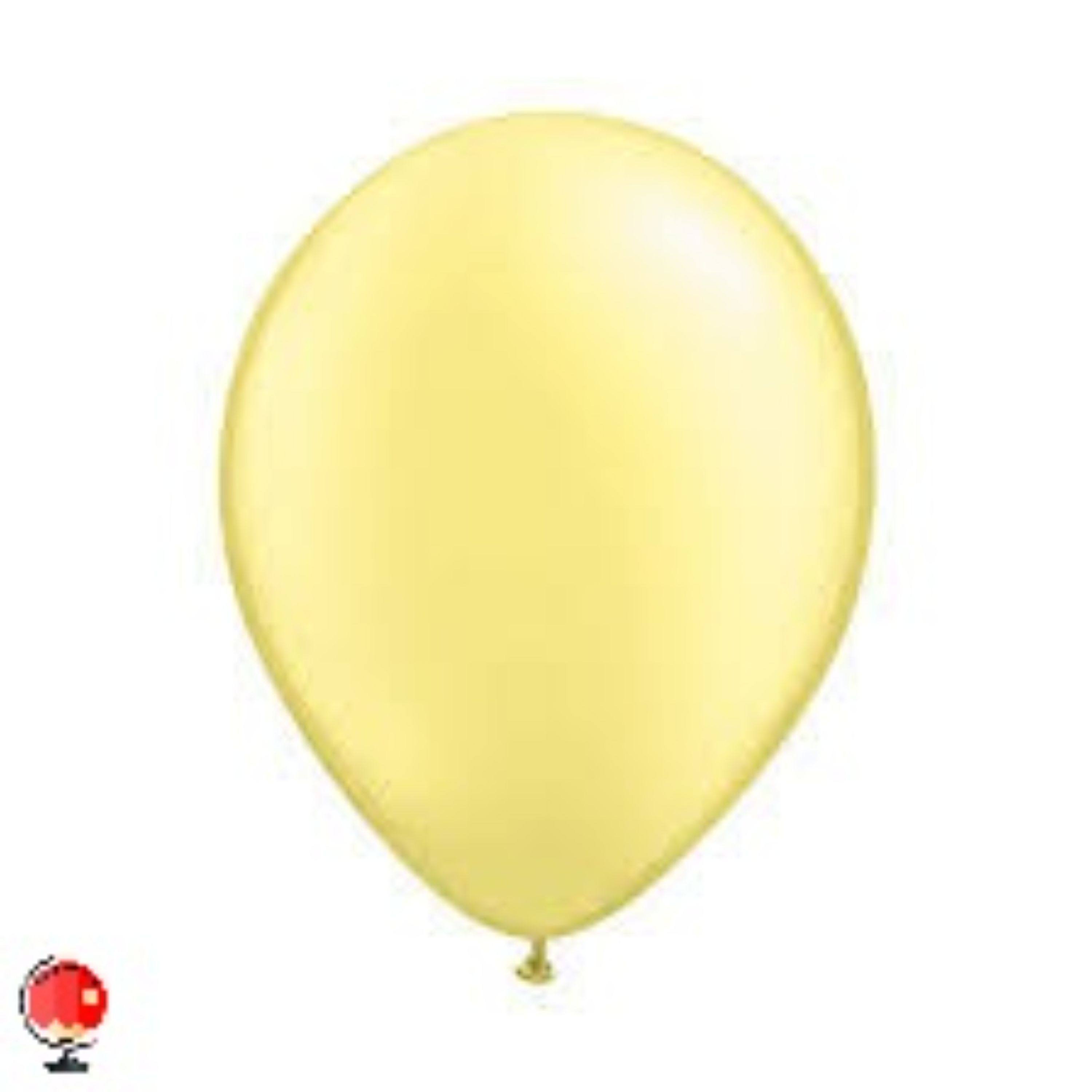 بادکنک زرد پاستلی سایز 6 اینچ