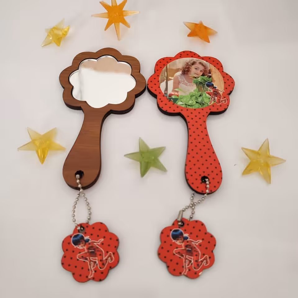 چاپ  آینه دستی