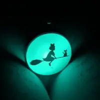 گردنبند شبتاب کی کی جادوگر استیل رنگ ثابت kiki