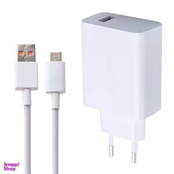 شارژر دیواری شیائومی مدل MDY09-EN به همراه کابل تبدیل USB-C