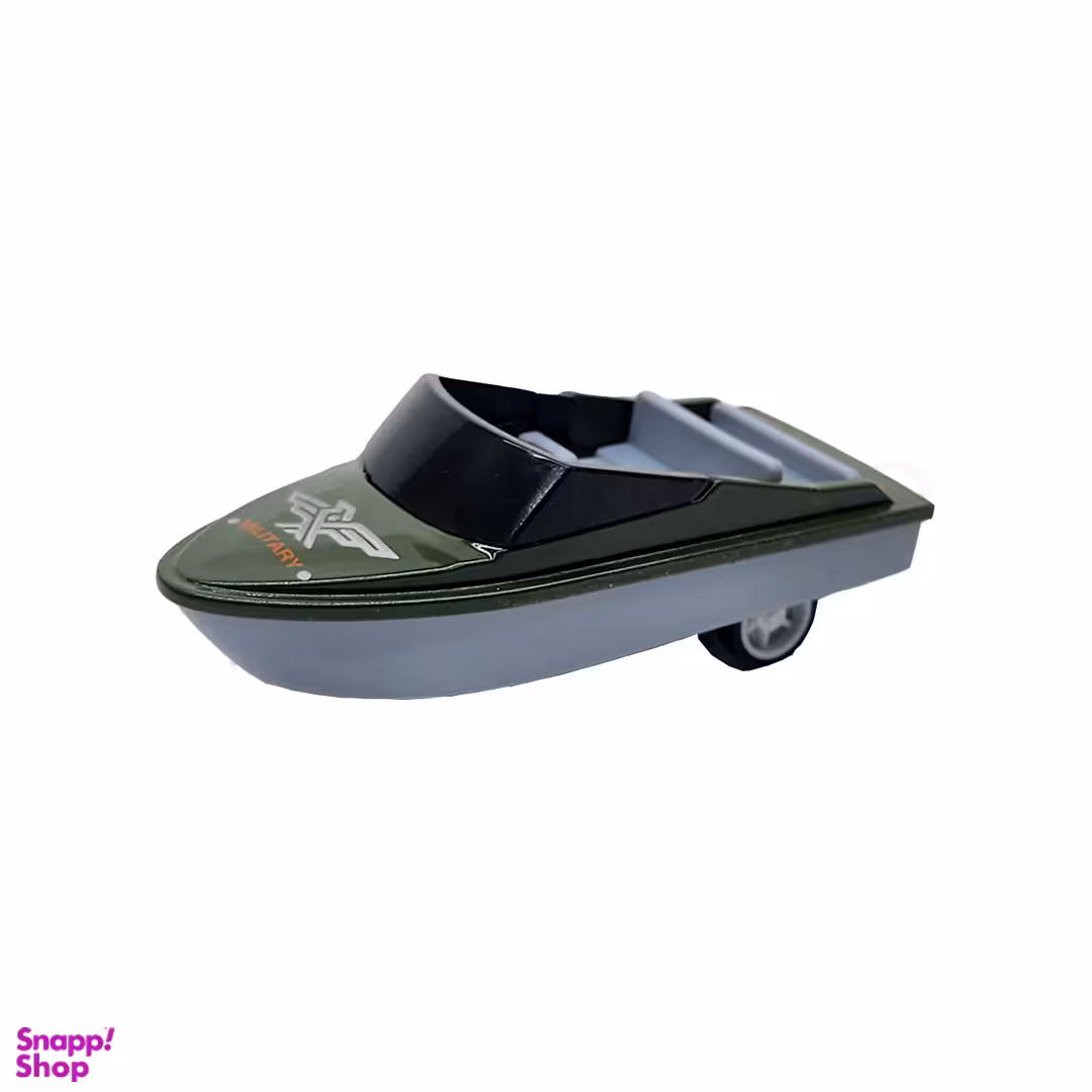 ماشین بازی مدل فلزی عقبکش قایق