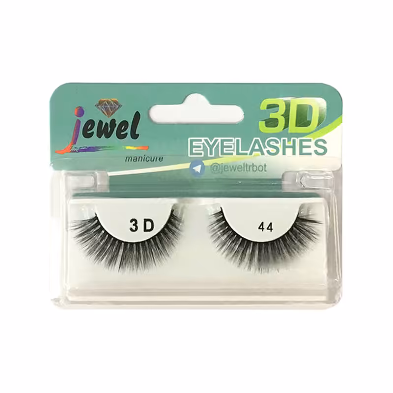  مژه مصنوعی جفتی 3D جیول شماره 44