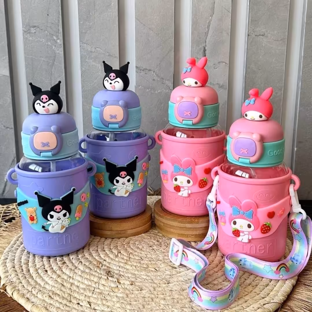 قمقمه نی و کاور و بند دار طرح کرومی و ملودی