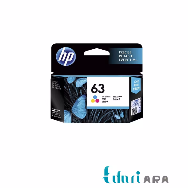 کارتریج جوهرافشان رنگی اچ پی مدل 63