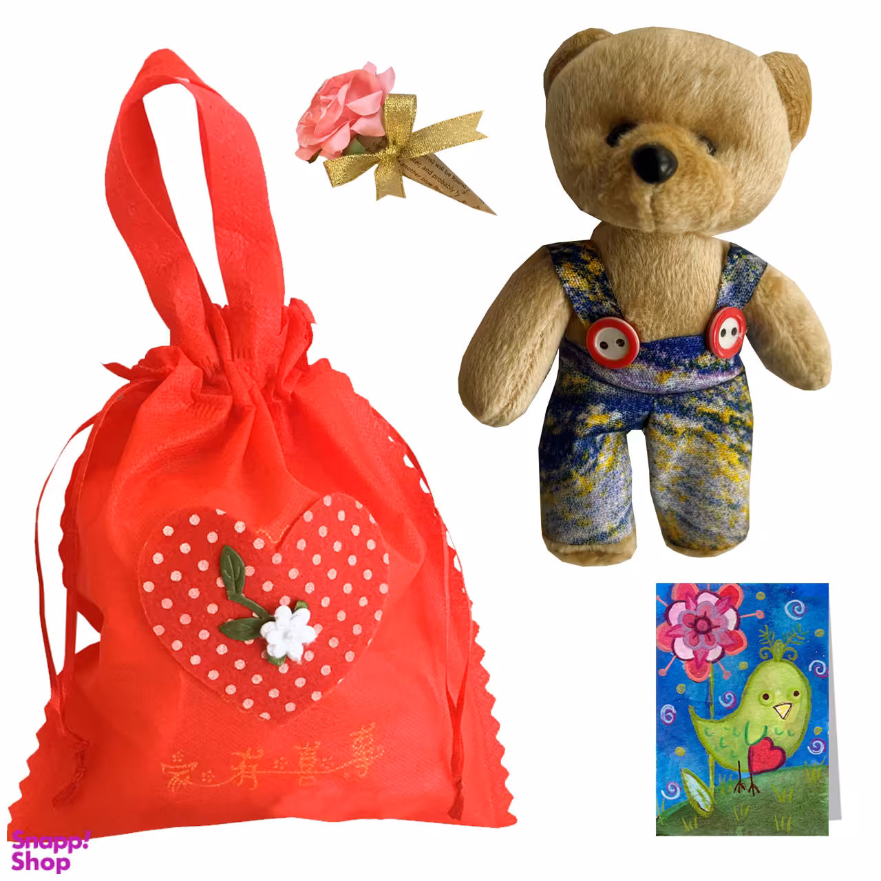 ست هدیه طرح خرس تپلی کد Gh.4 مجموعه 4 عددی