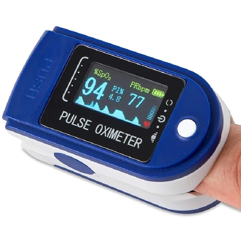 پالس اکسیمتر Fingertip Pulseoximeter اورجینال دارای شاخص خونرسانی (PI)