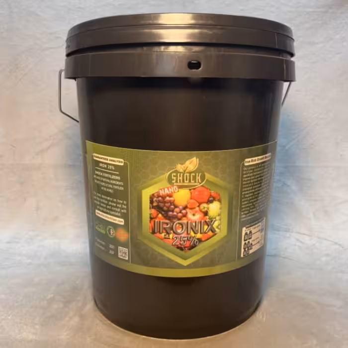 کود آهن شوک 25 درصد اصل آمریکایی گالن بیست لیتری (پس کرایه)