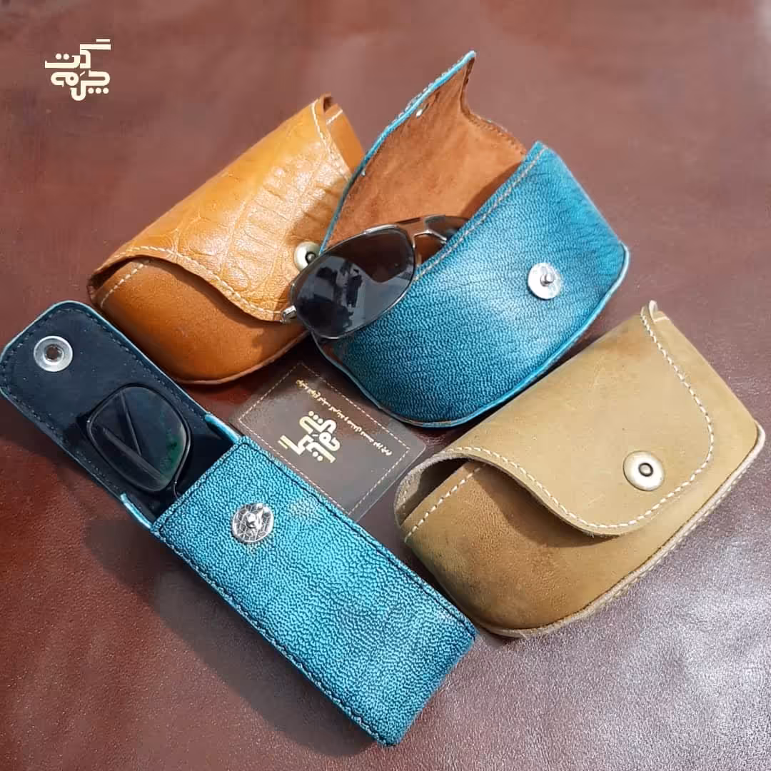 جا عینکی چرم