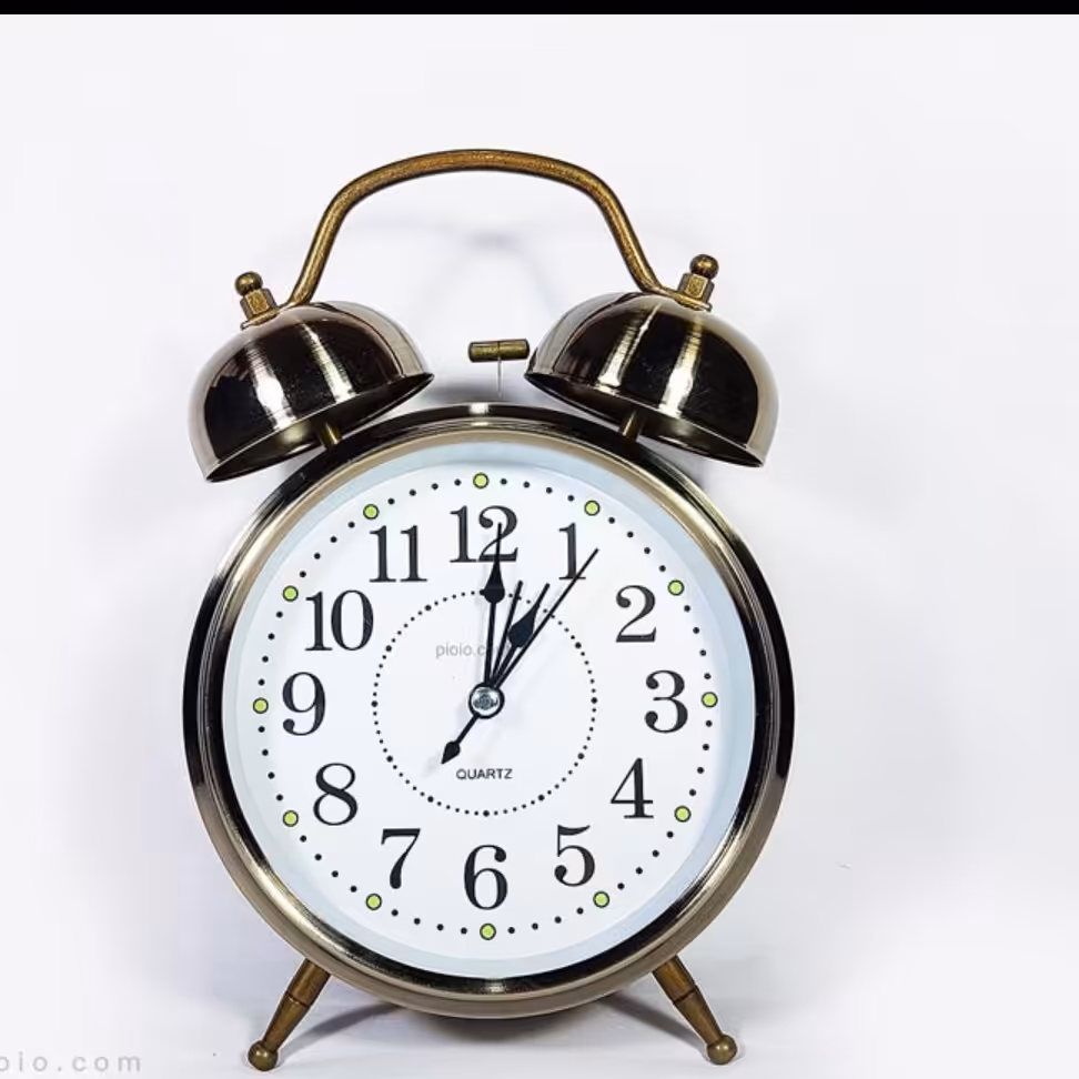 ساعت زنگ دار رو میزی طرح قدیمی 