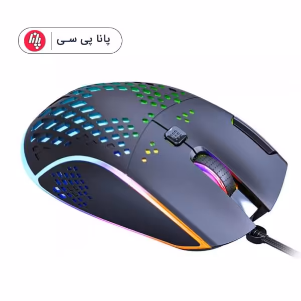 موس سیم دار گیمینگ D-NET T97 RGB DPI 7200