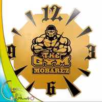 ساعت دیواری طرح بدنسازی کد 602