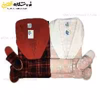 سرویس حوله عروس و داماد 10تکه طرح ماکان پودایران