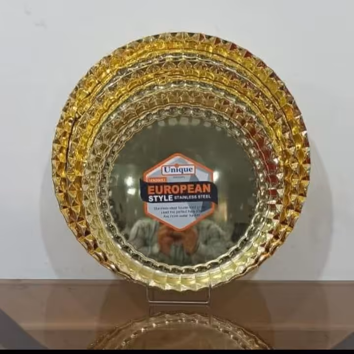 ست سینی استیل 3 سایز ضخیم