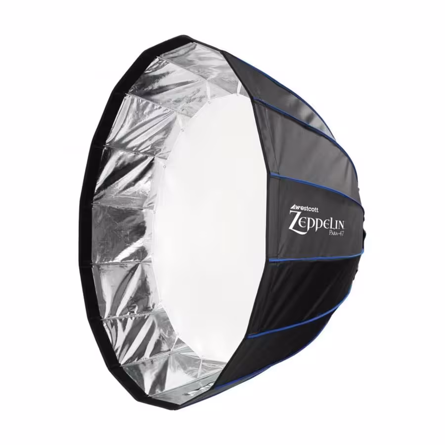 سافت باکس پارابولیک پرتابل وست کات WESTCOTT ZEPPELIN DEEP PARABOLIC SOFTBOX 90CM