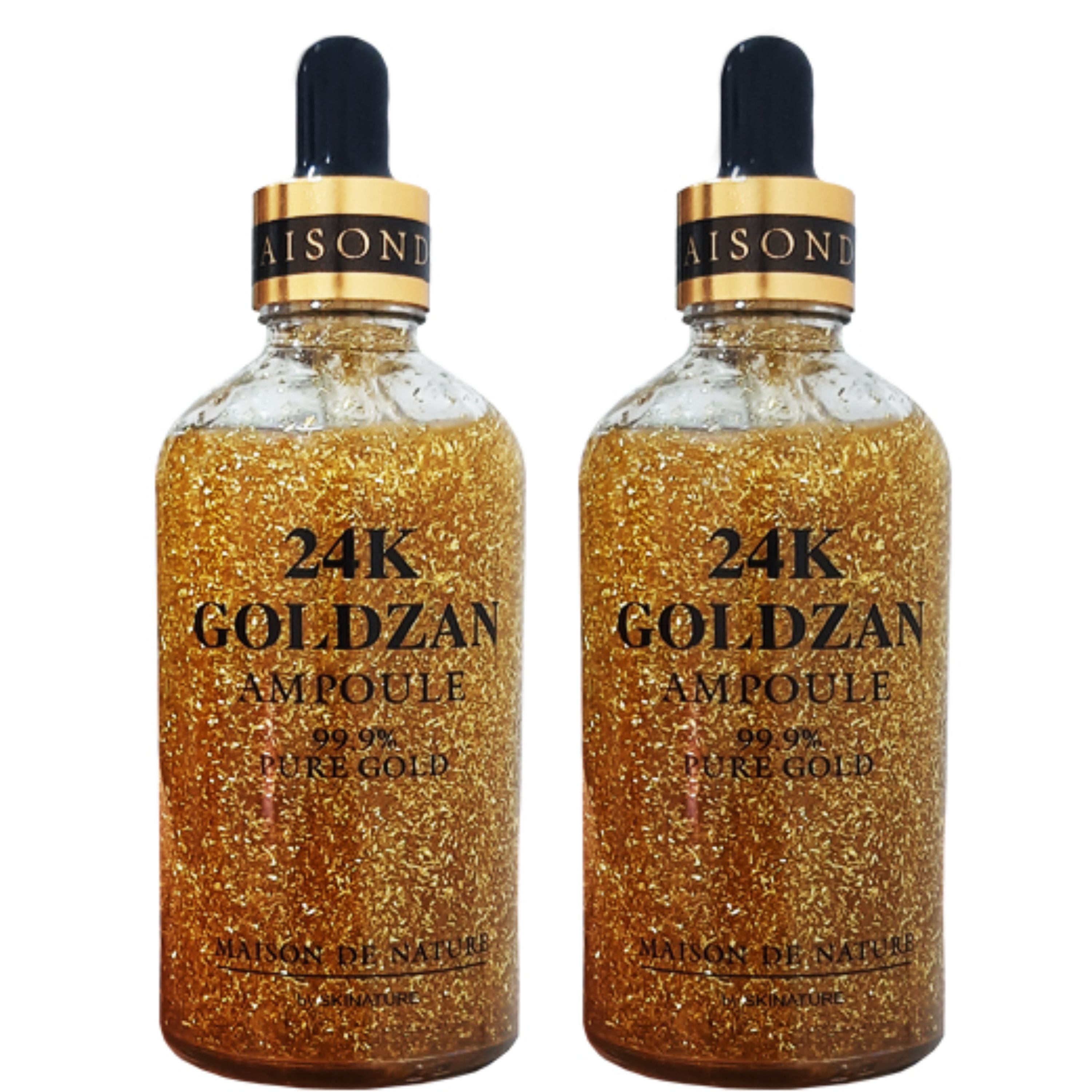 سرم پوست گلدزن مدل PURE GOLD حجم 100 میلی لیتر بسته 2 عددی