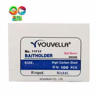 قلاب پایه بلند Youvella کد 11717NI سایز 2- نیکل