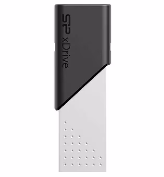 فلش Lightning / USB 3.1 Gen 1 سیلیکون پاور مدل xDrive Z50 با ظرفیت 128 گیگابایت