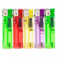 فندک شفاف 5عددی لیان