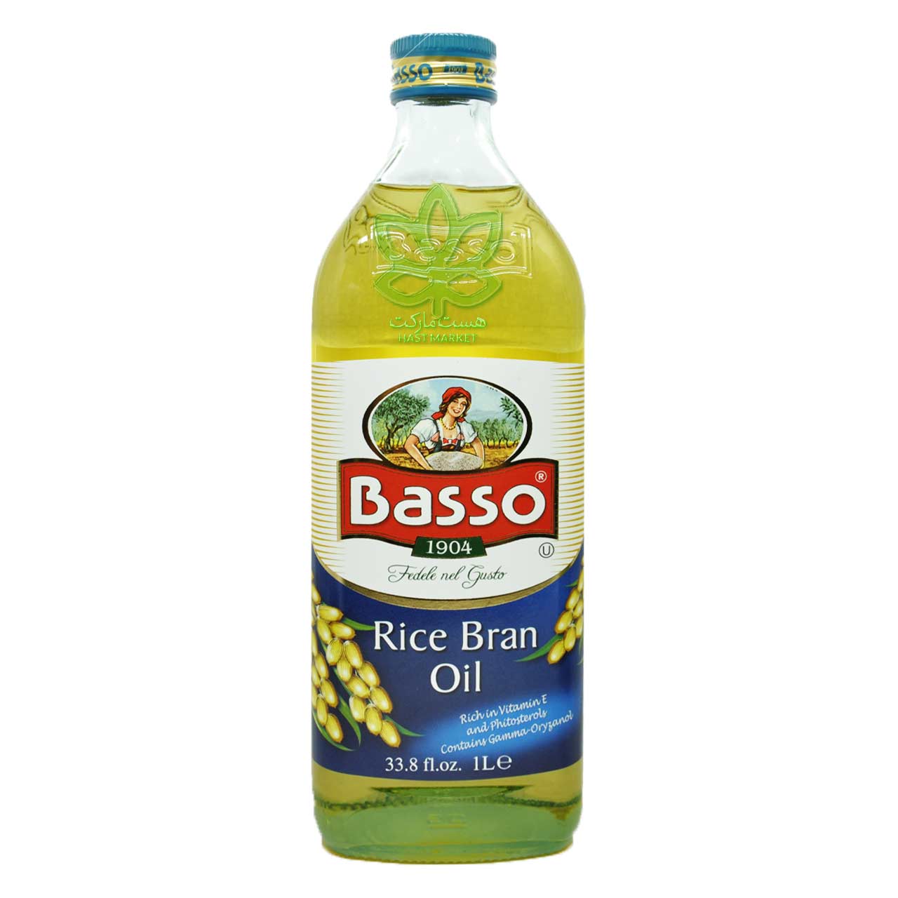 روغن سبوس برنج 1 لیتر باسو - basso