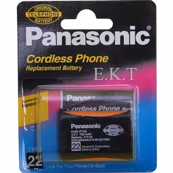 باتری تلفن بیسیم پاناسونیک مدل پی 102