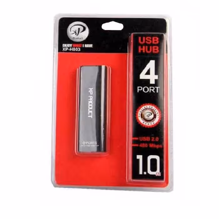 هاب USB 2.0 چهار پورت XP Product مدل H803 سیاه