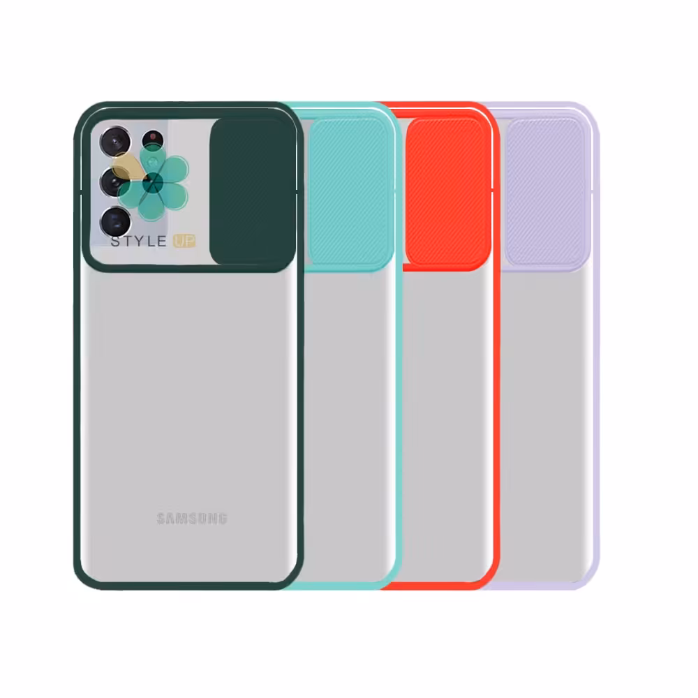 قاب گوشی سامسونگ Samsung Galaxy S21 Ultra 5G مدل پشت مات کم شیلد رنگی