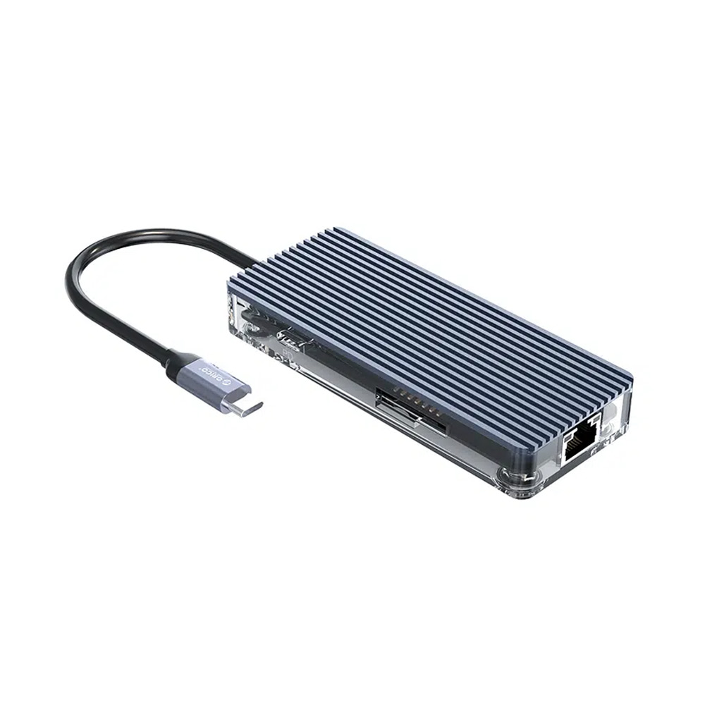 هاب 8 پورت تایپ سی اوریکو Orico WB-8P-V1 8 In 1 Docking Station Typr-C