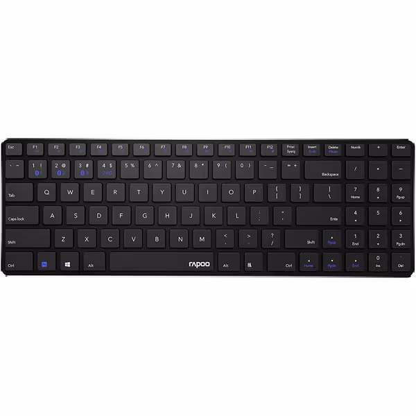 کیبورد بیسیم رپو  Rapoo  Multi-mode Wireless Ultra-slim Keyboard  E9100M
