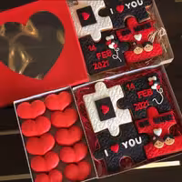 پک کوکی و کاپ کیک ولینتاین 