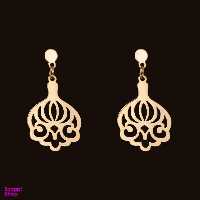 گوشواره طلا 18 عیار زنانه سانا گالری کد D10265