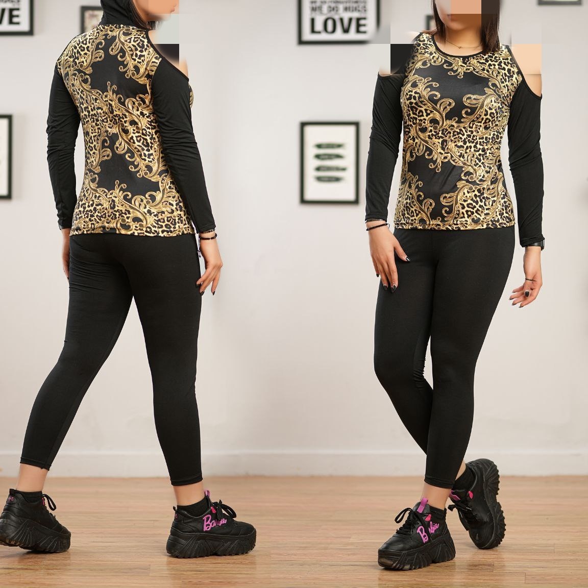 تیشرت و شلوار کلاه دار