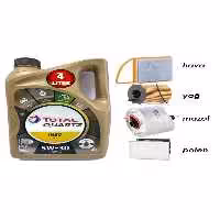 روغن و مکمل موتور CITROEN C3 1.4 تعمیر نگهداری دیزل 5 مجموعه 5W30 ECS EURO5 Total