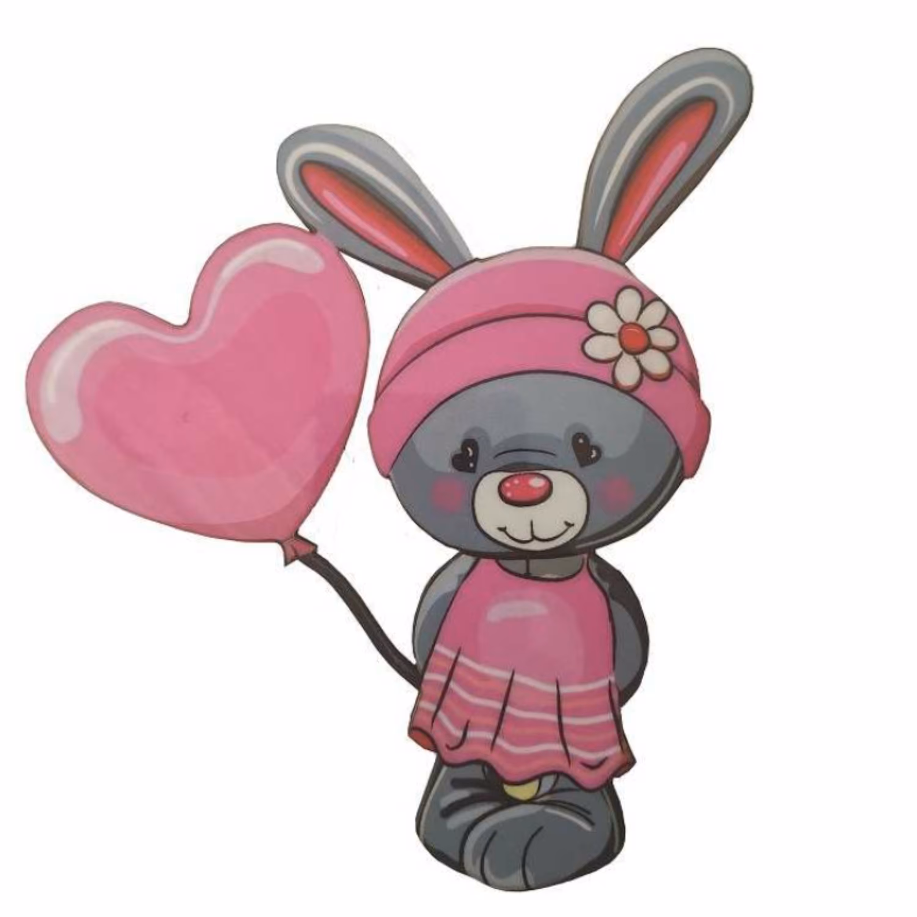 تاپر تزیین کیک بهگز مدل خرگوش ملوس