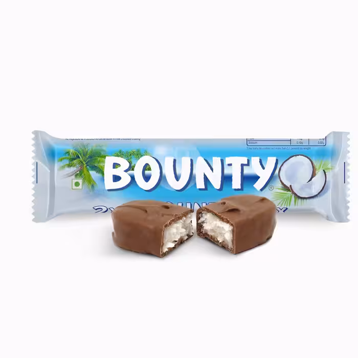 شکلات بونتی با طعم نارگیل، 50 گرمی، bounty Chocolate ، بسته بندی 24 تایی