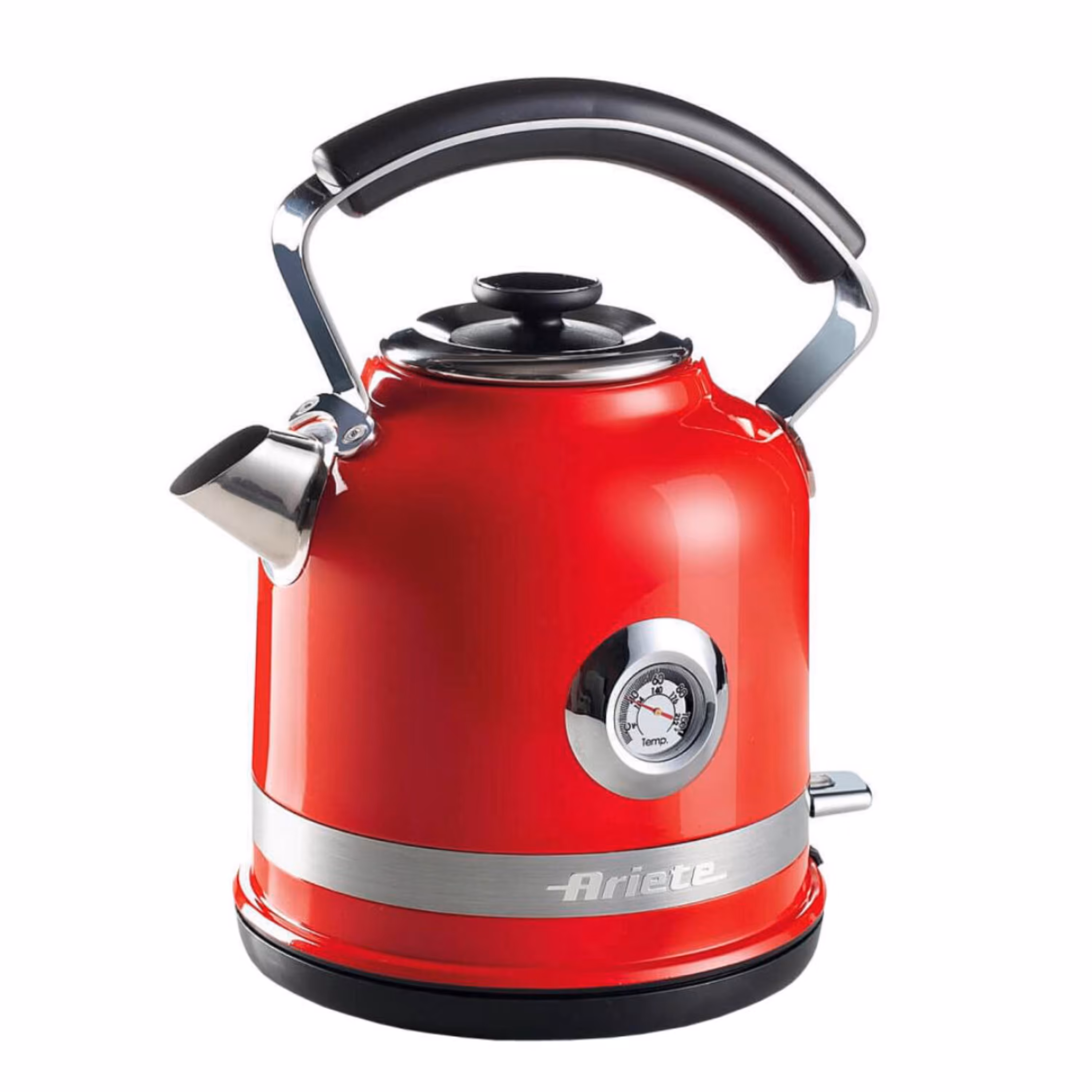 کتری برقی آریته ایتالیا قرمزخوشرنگ سری لاکچری زیرمجموعه دلونگی Ariete