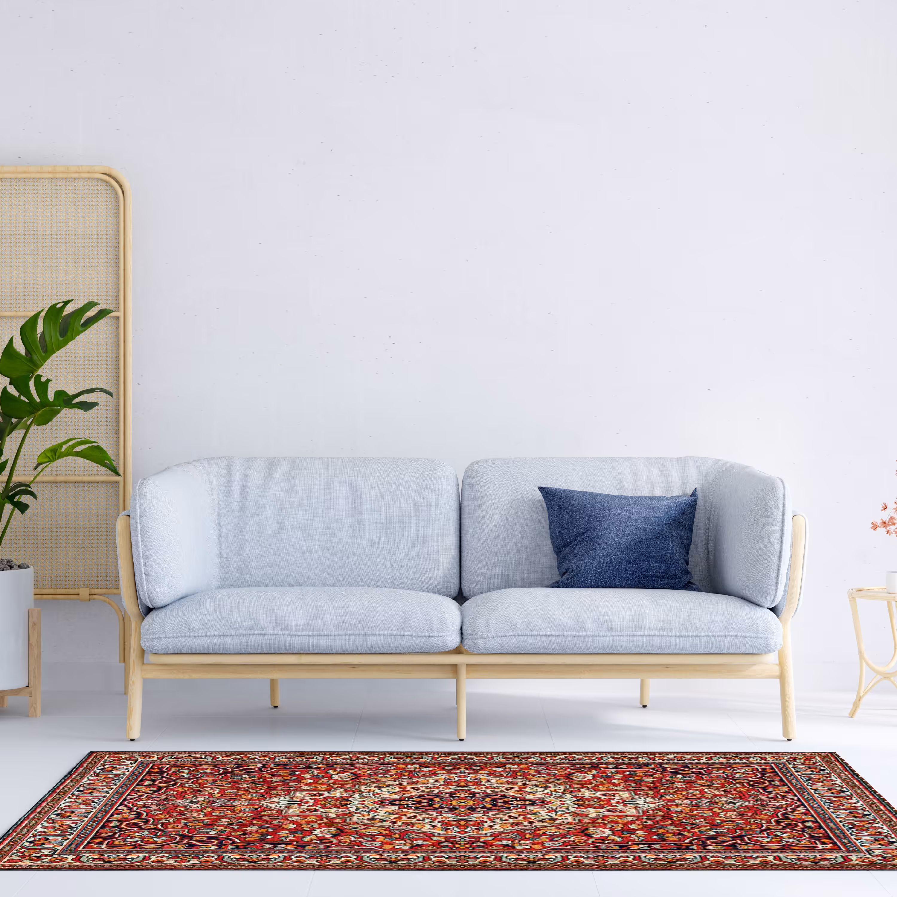 فرشینه چاپی مستطیل سایز 80 در 150