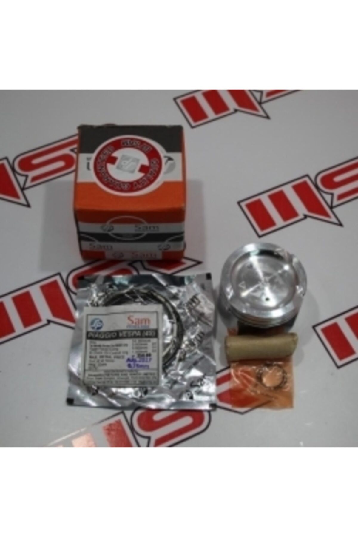 لوازم یدکی موتورسیکلت VESPA 4S پیستون سام 025 5825 میلی متر 14 P هند ONUR MOTOR