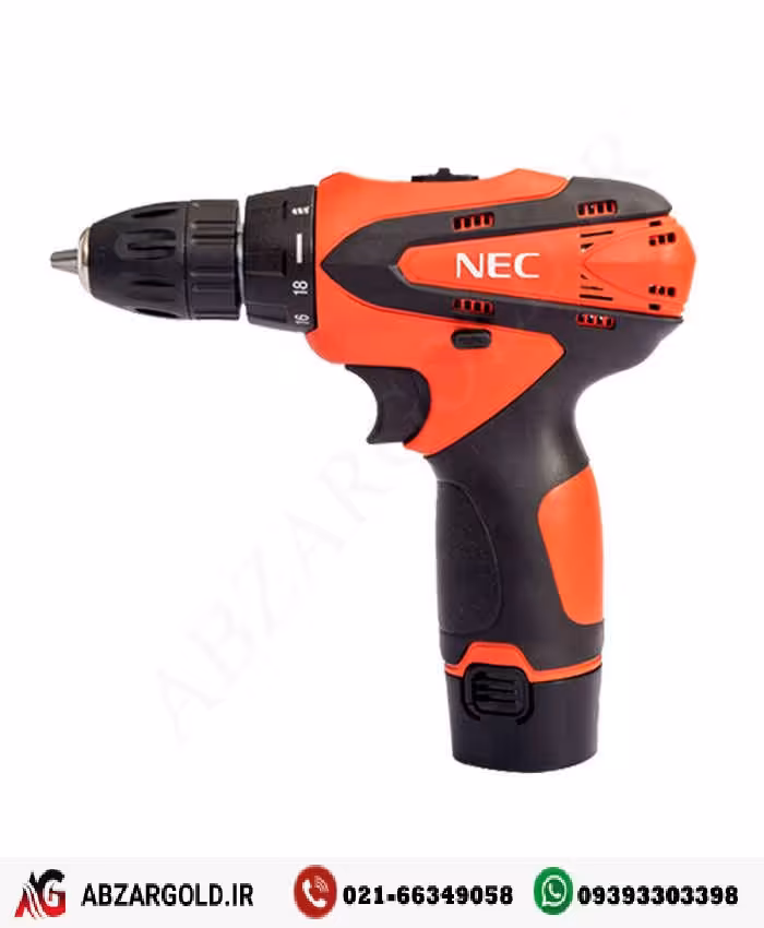 دریل پیچ گوشتی شارژی ان ای سی NEC 1512