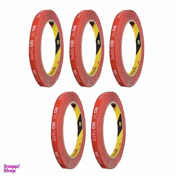 ‌چسب دوطرفه تری ام مدل 01 سایز 1 سانتی متر بسته 5 عددی