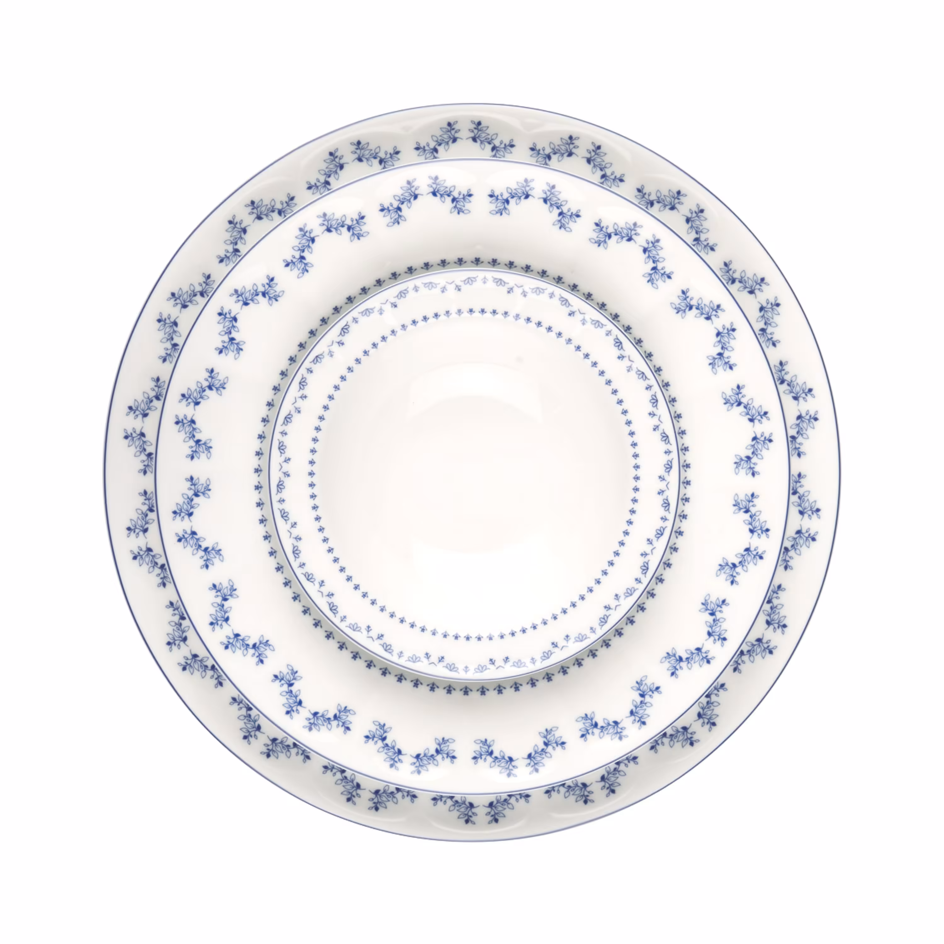 سرویس غذاخوری چینی زرین 6 نفره 29 پارچه فرانسیس سرمه ای درجه یک