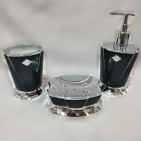 ست سه تیکه سرویس بهداشتی صبا رنگ مشکی