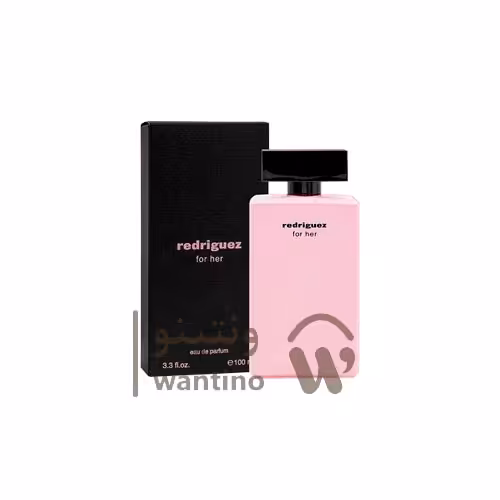عطر ادکلن زنانه نارسیسو رودریگز صورتی فراگرنس ورد ردریگز فور هر (Fragrance World Narciso Rodriguez for Her Eau de Parfum) جعبه مشکی