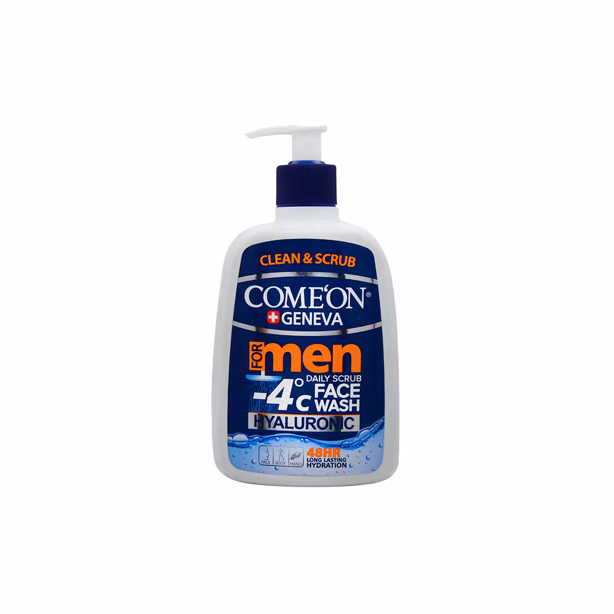 ژل شستشوی اسکراب صورت آقایان کامان