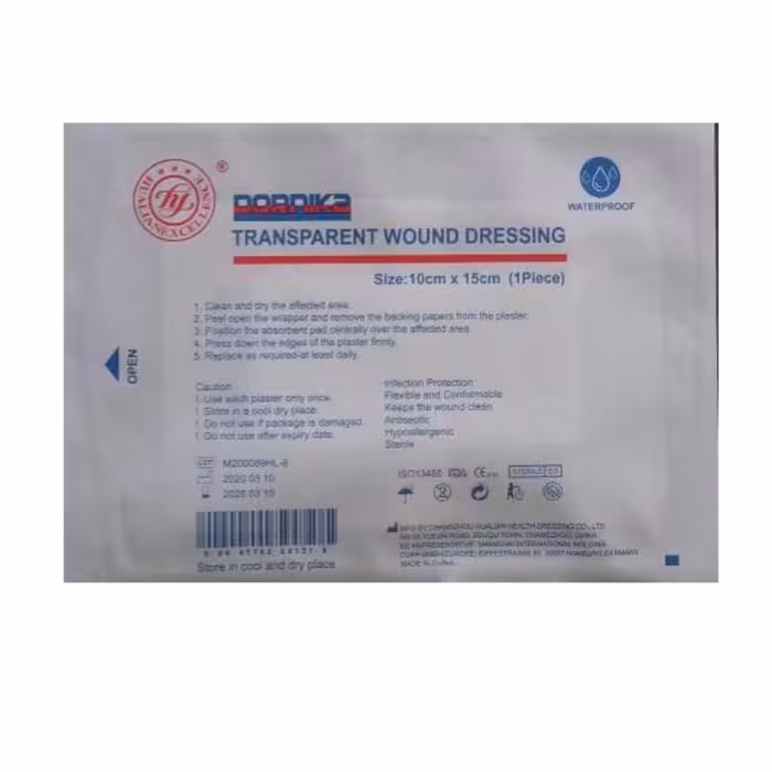 چسب پانسمان آماده ضدآب Dornika سایز 1015 سانتی متر
