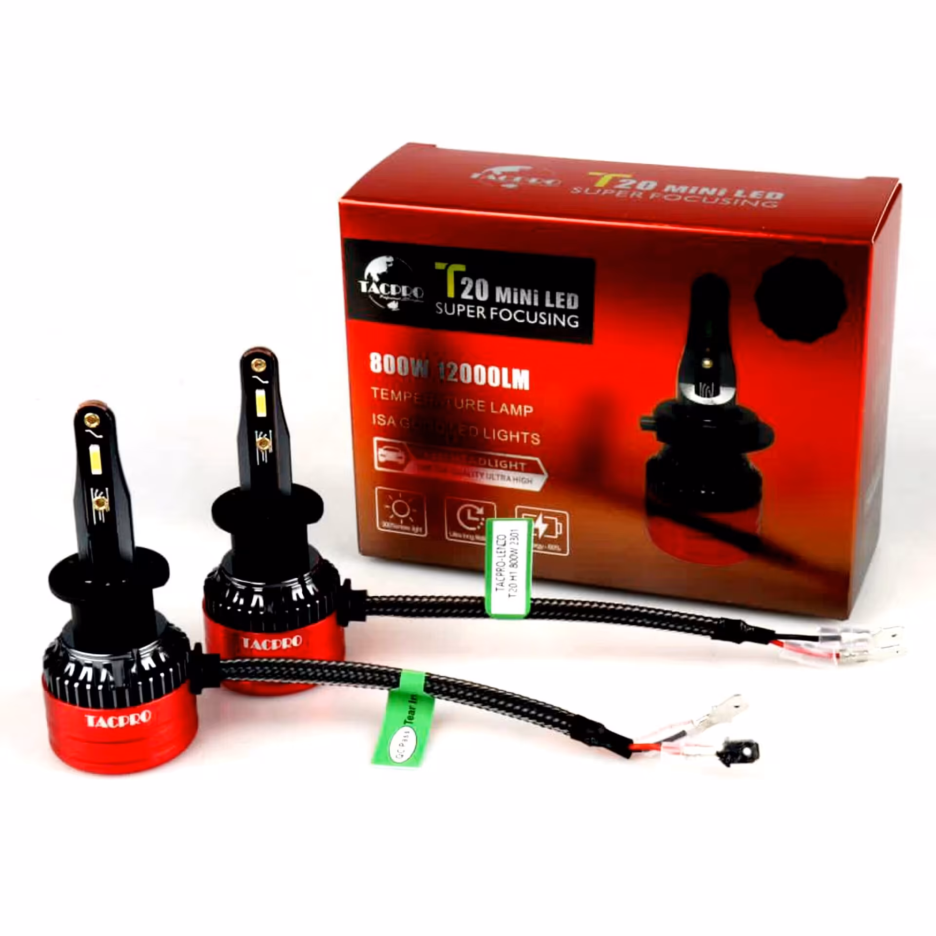 هدلایت T20 پایه H11 برند تک پرو