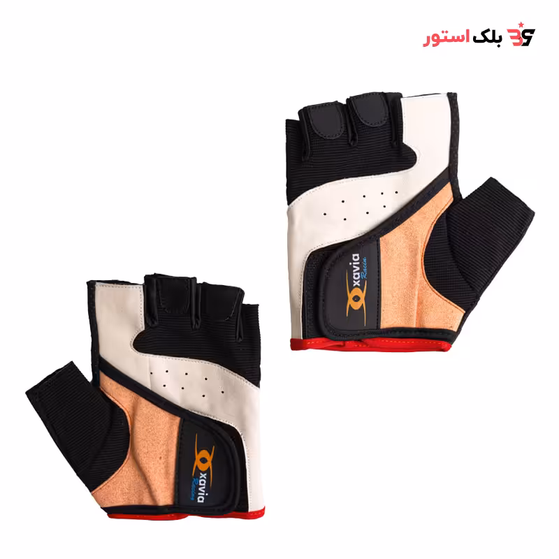 دستکش‌ بدنسازی نیمه مدل ژاوی