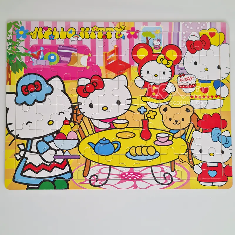 پازل چوبی کودک مدل  کیتی کد 4324382