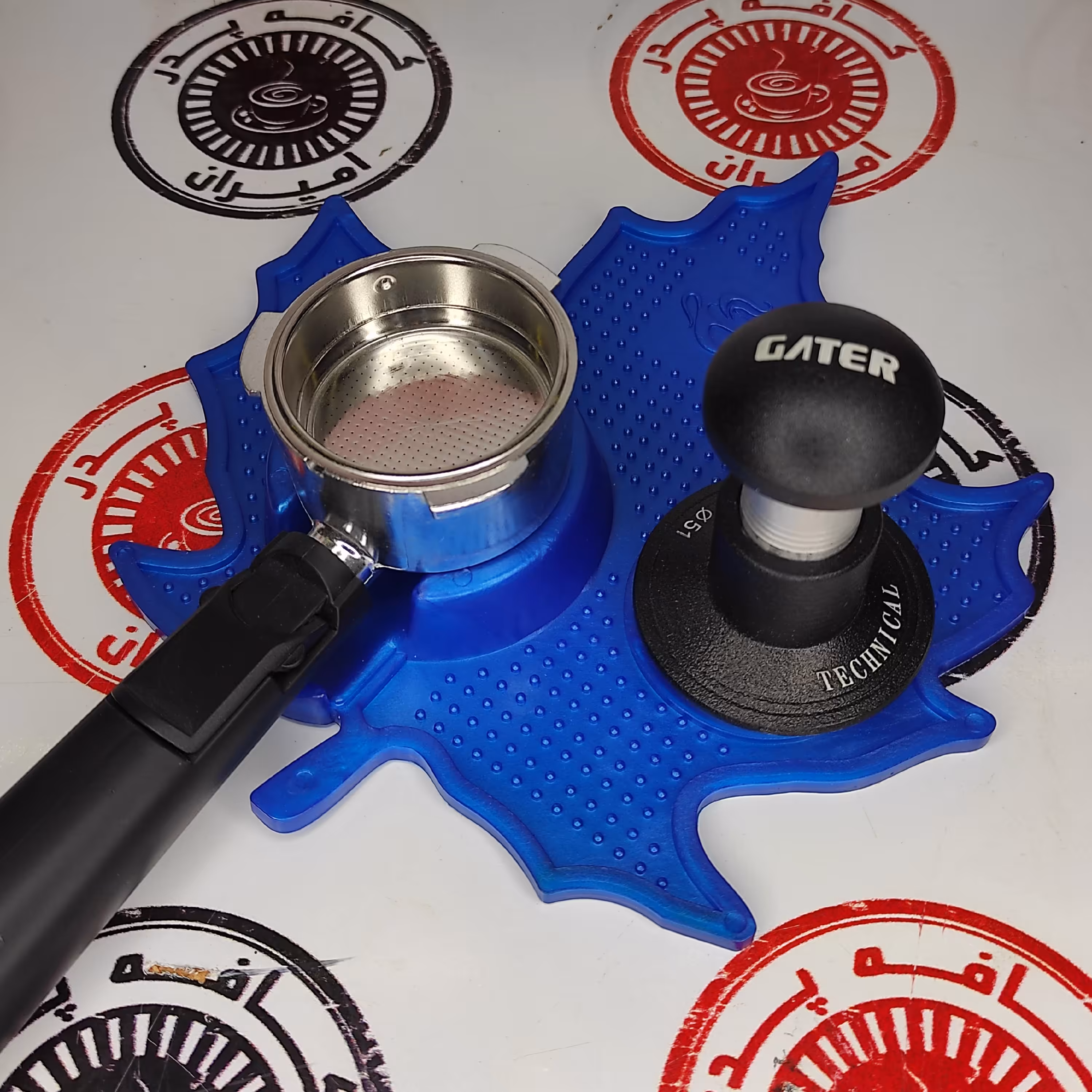 تمپرمت سیلکونی اسپرسوساز خانگی مدل برگ