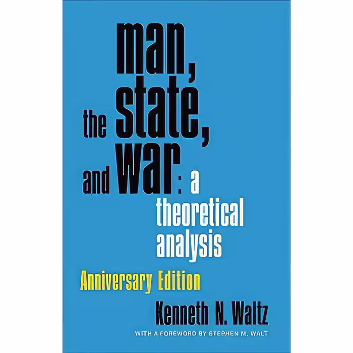 کتاب زبان اصلی Man the State and War اثر Kenneth WaltzStephen M Walt