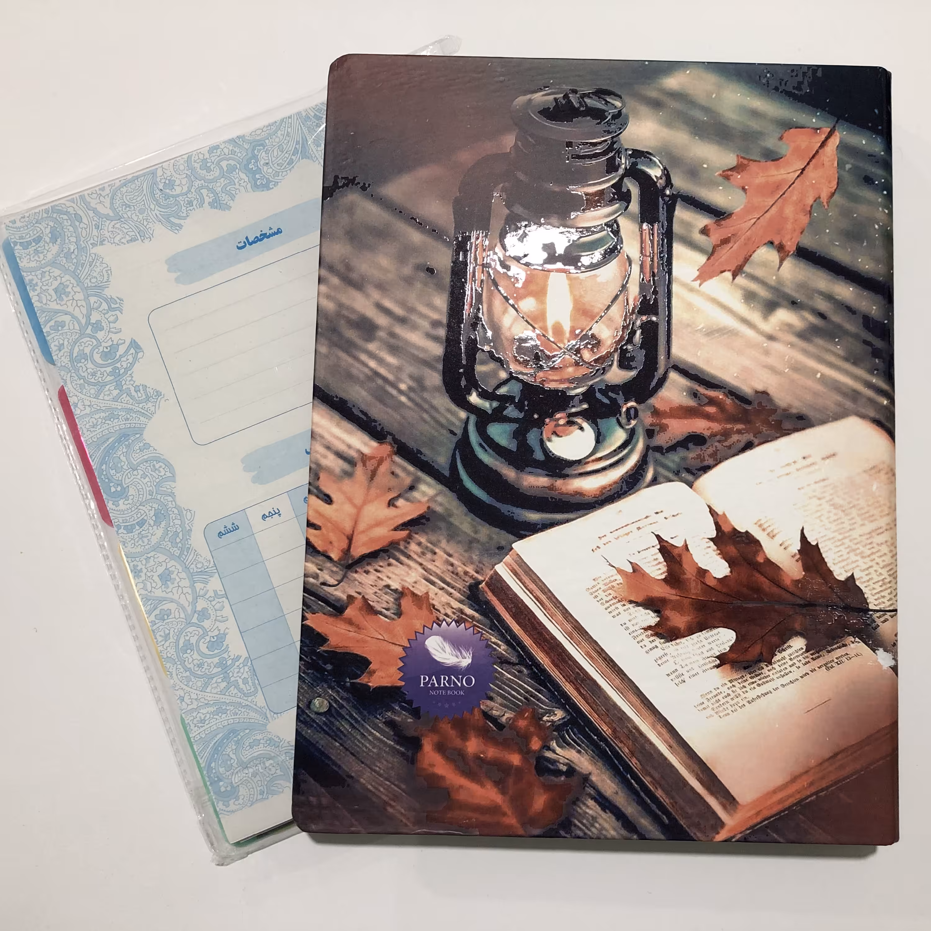 دفتر کلاسوری  100 برگ فنر پلاستیکی